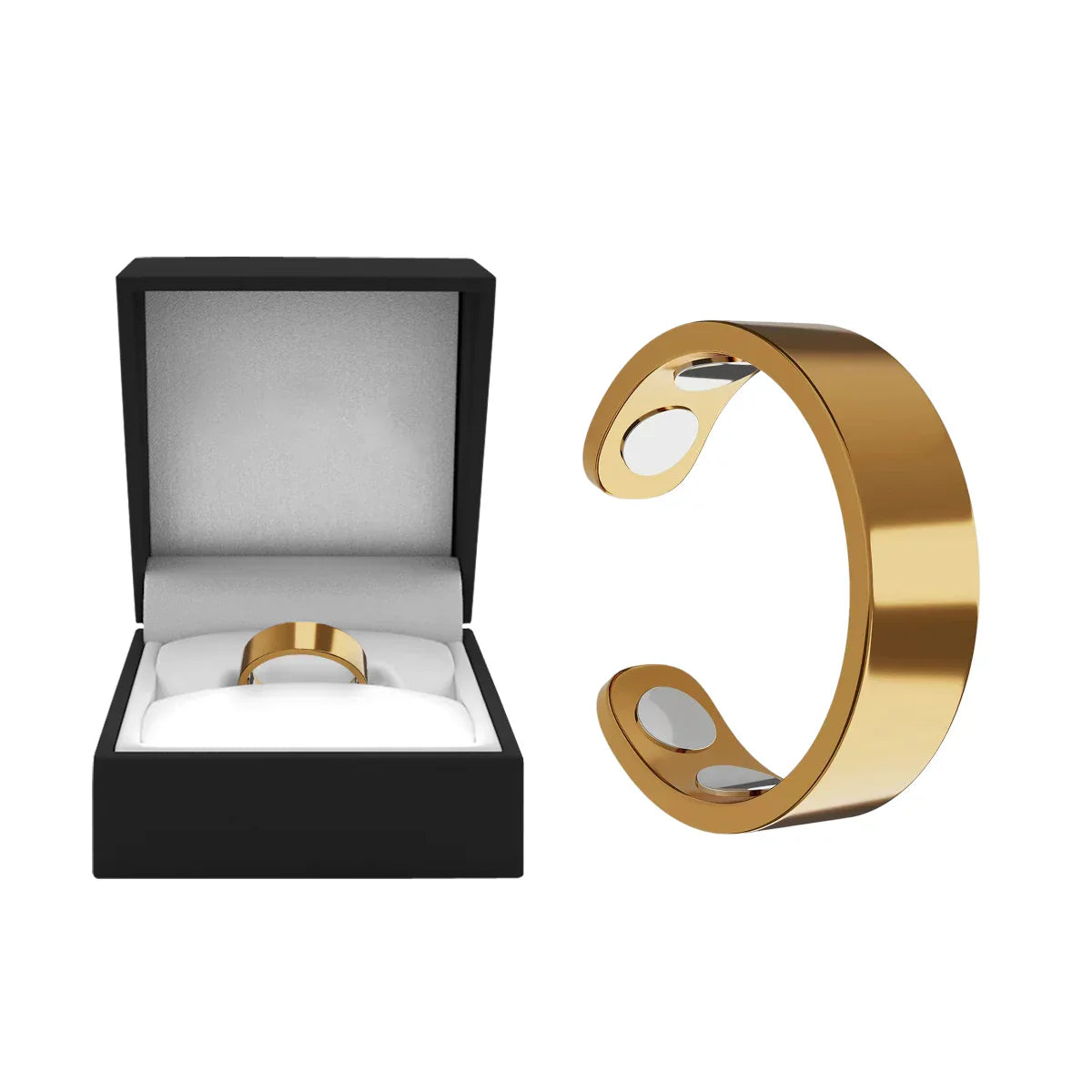 KLENIMORE™ Magnetic Ring - Elegant Stainless Steel Ring - Magnet Rings