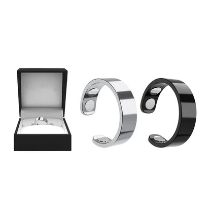 KLENIMORE™ Magnetic Ring - Elegant Stainless Steel Ring - Magnet Rings